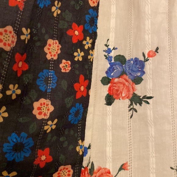 Anthropologie Let Me Be Contrast Floral Maxi Skirt - Picture 5 of 8